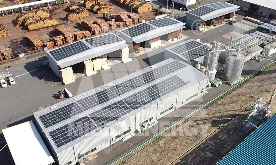 日本群马县, 枥木县, 茨城县屋顶项目 7.6MW