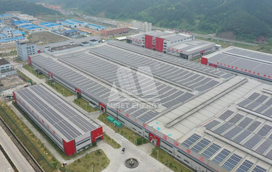 迈贝特分布式光伏系统助力制造企业低碳转型